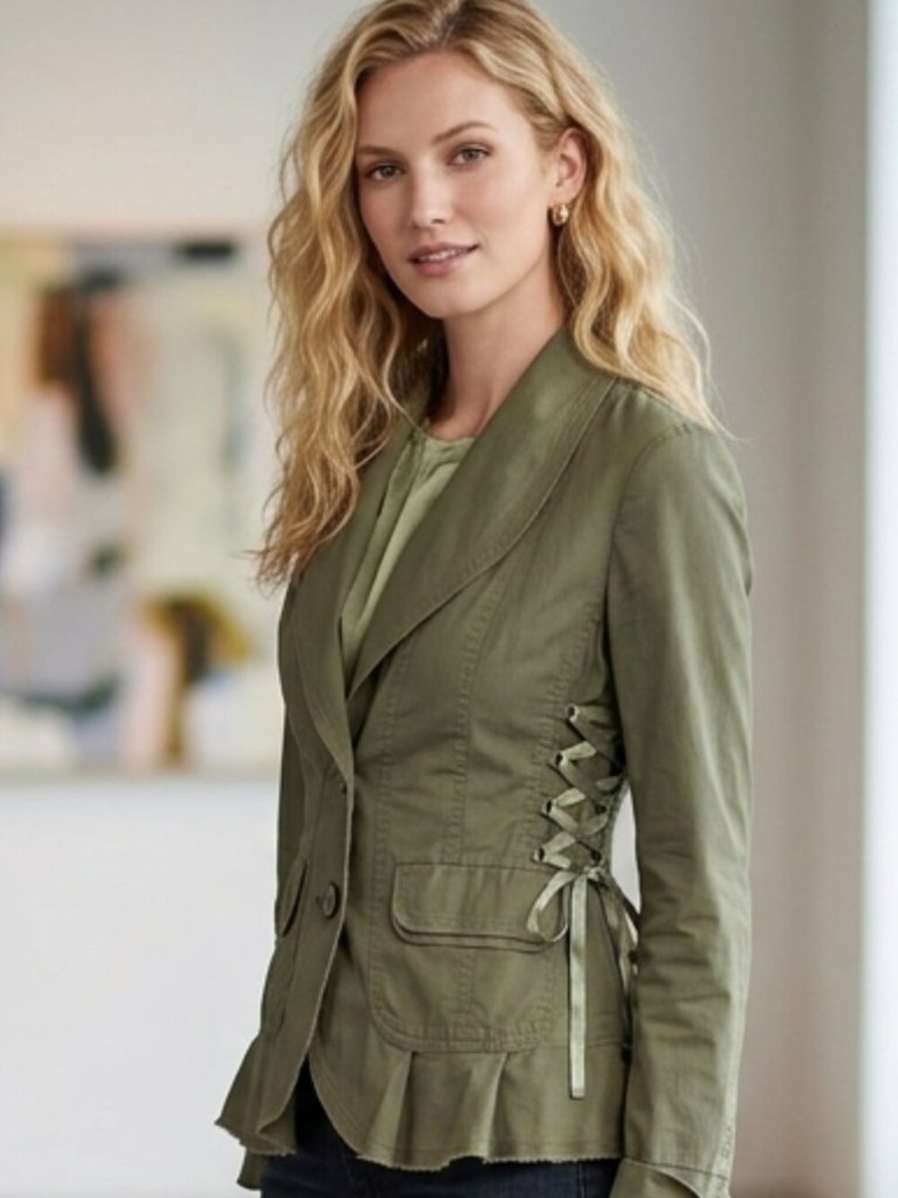 Y2K Marc Jacob's Green Wool Jacket